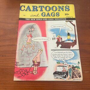 Vintage 1964 Cartoons And Gags Magazine